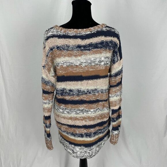 American Eagle Outfitter’s Textured Stripe Knit Sweater - Women’s M - Picture 3 of 6
